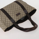 GUCCI GG Supreme Shoulder Bag PVC 3 Set Beige Auth 188118-5