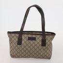 GUCCI GG Supreme Shoulder Bag PVC 3 Set Beige Auth 188118-9