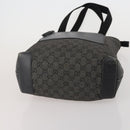 GUCCI GG Canvas GG Crystal Shoulder Bag 5 Set Beige Black Auth 188120-25