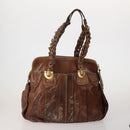 BALLY Loewe Chloe Celine Etro Bag Leather 6 Set Beige Brown black Auth 188121-3