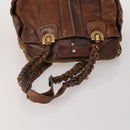 BALLY Loewe Chloe Celine Etro Bag Leather 6 Set Beige Brown black Auth 188121-4