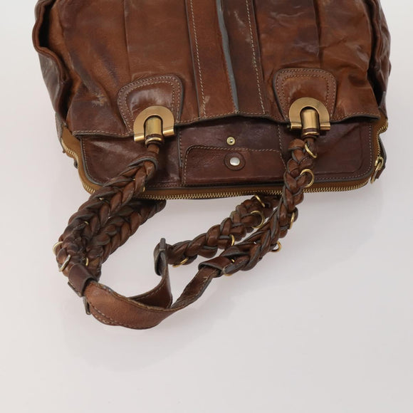 BALLY Loewe Chloe Celine Etro Bag Leather 6 Set Beige Brown black Auth 188121