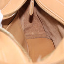 Coach Hand Bag Leather Brown Gold Auth 188180-19