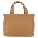 Coach Hand Bag Leather Brown Gold Auth 188180-4