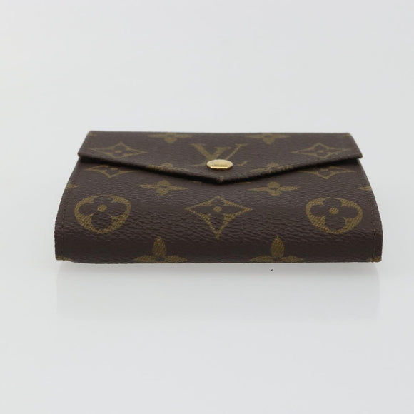 LOUIS VUITTON Monogram Portefeuille Victorine Wallet M62360 LV Auth 188187A