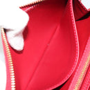 LOUIS VUITTON Monogram Vernis Zippy Wallet Pomme D'amour M91981 Auth 188188A-15