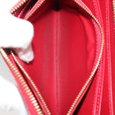 LOUIS VUITTON Monogram Vernis Zippy Wallet Pomme D'amour M91981 Auth 188188A-18