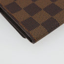 LOUIS VUITTON Damier Ebene Anvelop Cult De Vuitto Card Case N62920 Auth 188192A-11