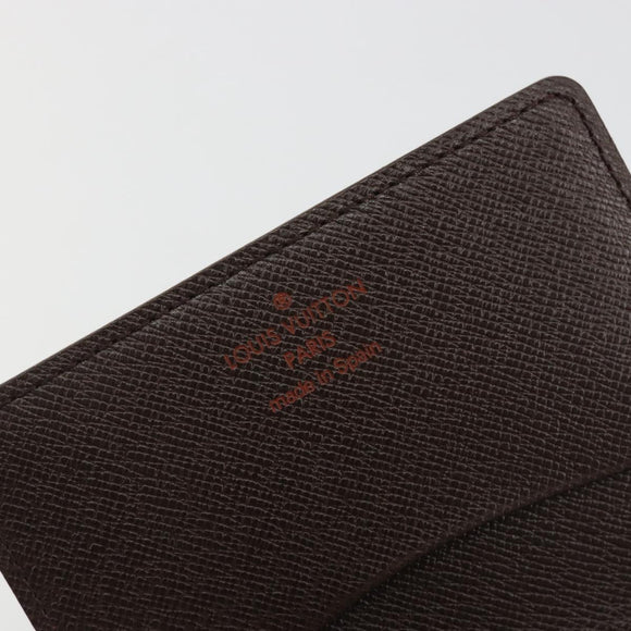 LOUIS VUITTON Damier Ebene Anvelop Cult De Vuitto Card Case N62920 Auth 188192A