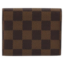 LOUIS VUITTON Damier Ebene Anvelop Cult De Vuitto Card Case N62920 Auth 188192A-3