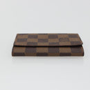 LOUIS VUITTON Damier Ebene Anvelop Cult De Vuitto Card Case N62920 Auth 188192A-7