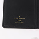 LOUIS VUITTON Monogram Mini Lin Agenda PM Planner Cover Black LV Auth 188193A-14