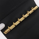 LOUIS VUITTON Monogram Mini Lin Agenda PM Planner Cover Black LV Auth 188193A-17