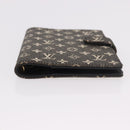 LOUIS VUITTON Monogram Mini Lin Agenda PM Planner Cover Black LV Auth 188193A-7
