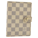 LOUIS VUITTON Damier Azur Agenda PM Day Planner Cover R20706 LV Auth 188195-1