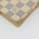 LOUIS VUITTON Damier Azur Agenda PM Day Planner Cover R20706 LV Auth 188195-11