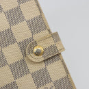 LOUIS VUITTON Damier Azur Agenda PM Day Planner Cover R20706 LV Auth 188195-12