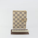 LOUIS VUITTON Damier Azur Agenda PM Day Planner Cover R20706 LV Auth 188195-25