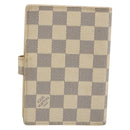 LOUIS VUITTON Damier Azur Agenda PM Day Planner Cover R20706 LV Auth 188195-3