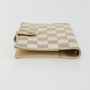 LOUIS VUITTON Damier Azur Agenda PM Day Planner Cover R20706 LV Auth 188195-6