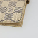 LOUIS VUITTON Damier Azur Agenda PM Day Planner Cover R20706 LV Auth 188195-8