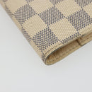 LOUIS VUITTON Damier Azur Agenda PM Day Planner Cover R20706 LV Auth 188195-9