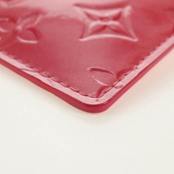 LOUIS VUITTON Monogram Vernis Pochette Cles Coin Purse Pink M91250 Auth 188197M