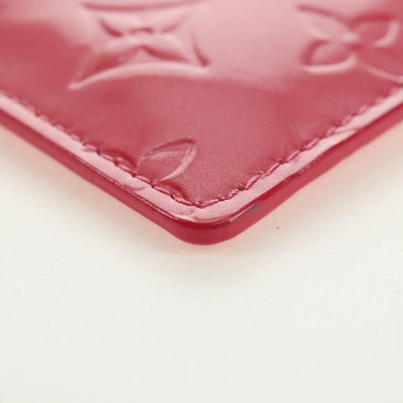 LOUIS VUITTON Monogram Vernis Pochette Cles Coin Purse Pink M91250 Auth 188197M