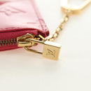LOUIS VUITTON Monogram Vernis Pochette Cles Coin Purse Pink M91250 Auth 188197M-8