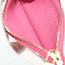 LOUIS VUITTON Monogram Vernis Pochette Cles Coin Purse Pink M91250 Auth 188197M-9