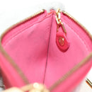 LOUIS VUITTON Monogram Vernis Pochette Cles Coin Purse Pink M91250 Auth 188197M-19