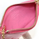 LOUIS VUITTON Monogram Vernis Pochette Cles Coin Purse Pink M91250 Auth 188197M-10