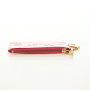 LOUIS VUITTON Monogram Vernis Pochette Cles Coin Purse Pink M91250 Auth 188197M-6