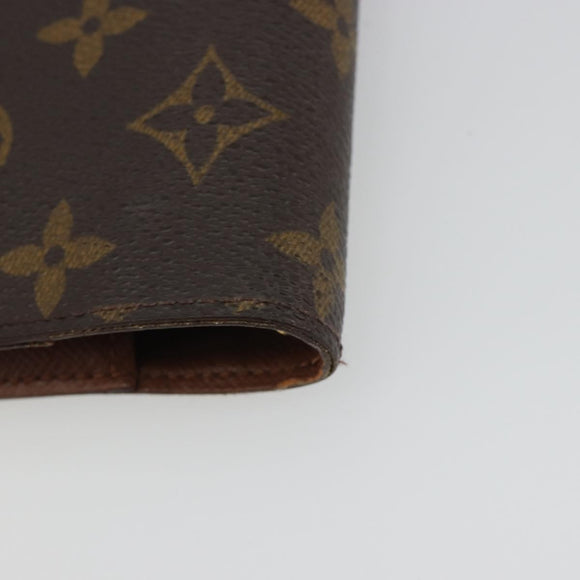 LOUIS VUITTON Monogram Agenda PM Day Planner Cover R20005 LV Auth 188198