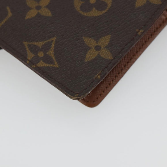 LOUIS VUITTON Monogram Agenda PM Day Planner Cover R20005 LV Auth 188198