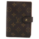 LOUIS VUITTON Monogram Agenda PM Day Planner Cover R20005 LV Auth 188198-13