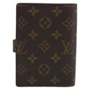 LOUIS VUITTON Monogram Agenda PM Day Planner Cover R20005 LV Auth 188198-2