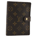 LOUIS VUITTON Monogram Agenda PM Day Planner Cover R20005 LV Auth 188199A-1