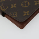 LOUIS VUITTON Monogram Agenda PM Day Planner Cover R20005 LV Auth 188199A-16