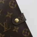 LOUIS VUITTON Monogram Agenda PM Day Planner Cover R20005 LV Auth 188199A-17