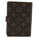 LOUIS VUITTON Monogram Agenda PM Day Planner Cover R20005 LV Auth 188199A-2