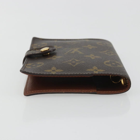LOUIS VUITTON Monogram Agenda PM Day Planner Cover R20005 LV Auth 188199A