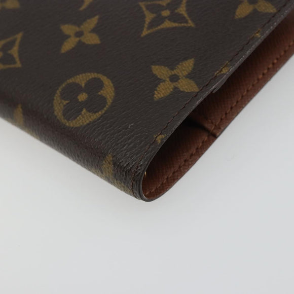LOUIS VUITTON Monogram Agenda PM Day Planner Cover R20005 LV Auth 188199A