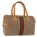 GUCCI Micro GG Supreme Web Sherry Line Bag PVC Beige 002 39 0168 Auth 188204-1