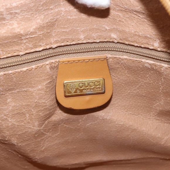 GUCCI Micro GG Supreme Web Sherry Line Bag PVC Beige 002 39 0168 Auth 188204