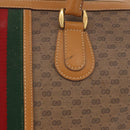 GUCCI Micro GG Supreme Web Sherry Line Bag PVC Beige 002 39 0168 Auth 188204-3