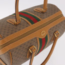 GUCCI Micro GG Supreme Web Sherry Line Bag PVC Beige 002 39 0168 Auth 188204-7