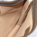 GUCCI GG Supreme Clutch Bag PVC Beige Gold Auth 188209-18