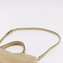 Miu Miu Tote Bag Leather 2way Beige Gold Auth 188214A-14