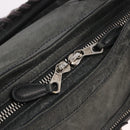 BALENCIAGA The Giant City Bag Leather 2way Gray Silver 173084 Auth 188218SAM-19